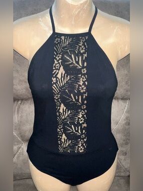 Victoria’s Secret Pink Lace Panel Bodysuit, Size Small, BNWOT